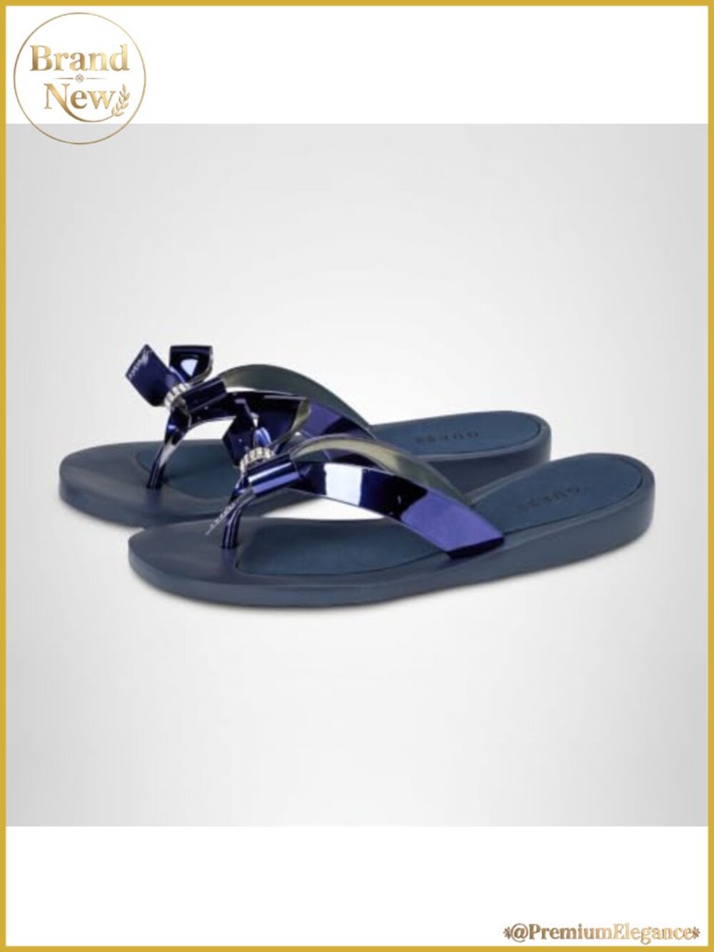 Slip-On Sandal Open Toe Flat Heel Man-Made Sole Women's